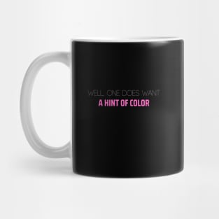 A hint of color | The Birdcage Mug